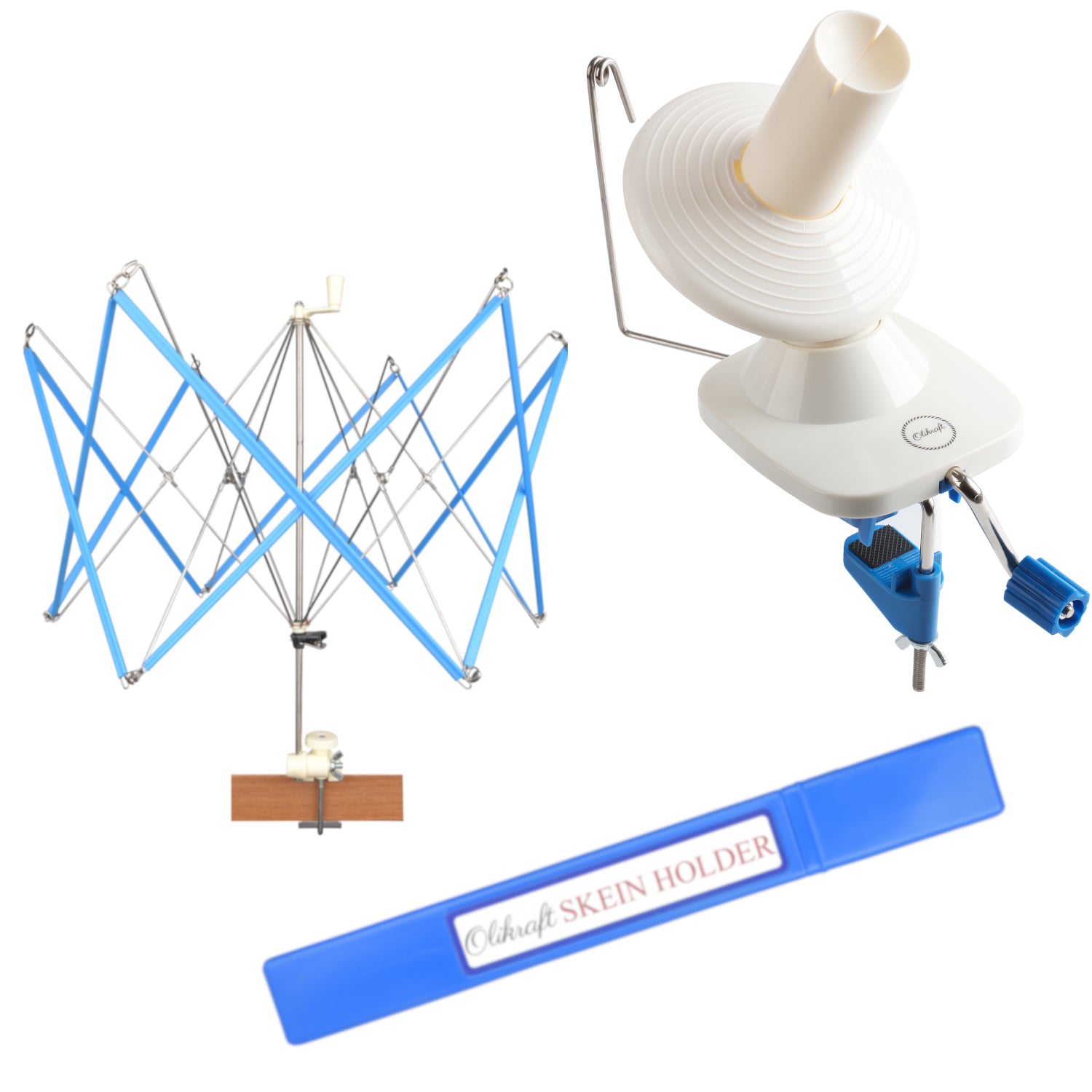 Yarn Winder and Swift Combo Hand-operated Ball Winder Knitter's